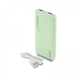 Powerbank COOL 10.000 mAh Green